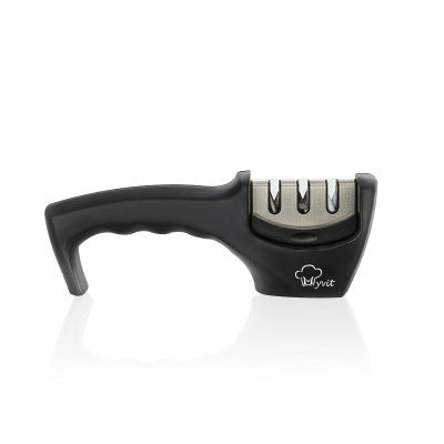 3-Stage Diamond Knife Sharpener – Ergonomic, Tungsten Steel & Ceramic Blades for Precise Edge